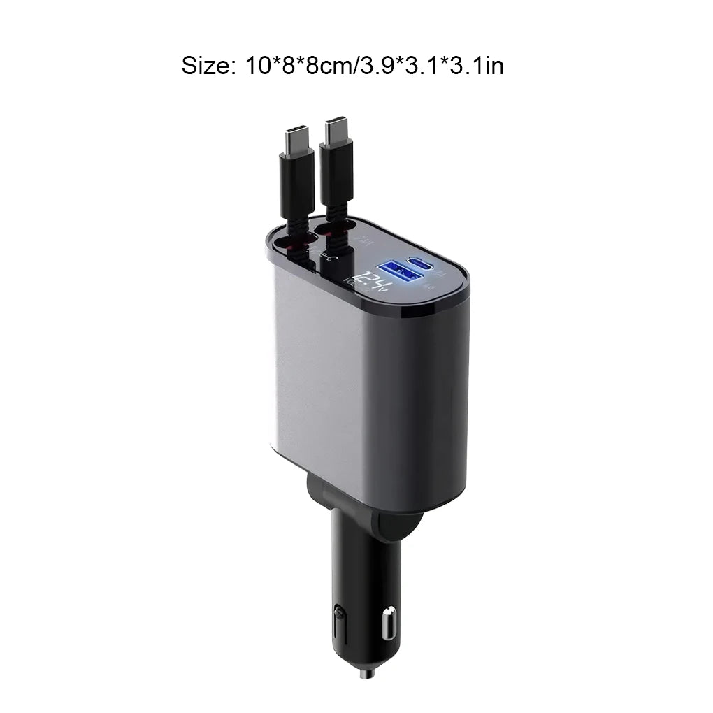 Intelligent Car Charger Usb C Super Fast Charger for Car Phone Smart System for Car Car Fast Charger