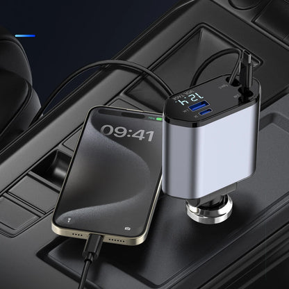 Intelligent Car Charger Usb C Super Fast Charger for Car Phone Smart System for Car Car Fast Charger